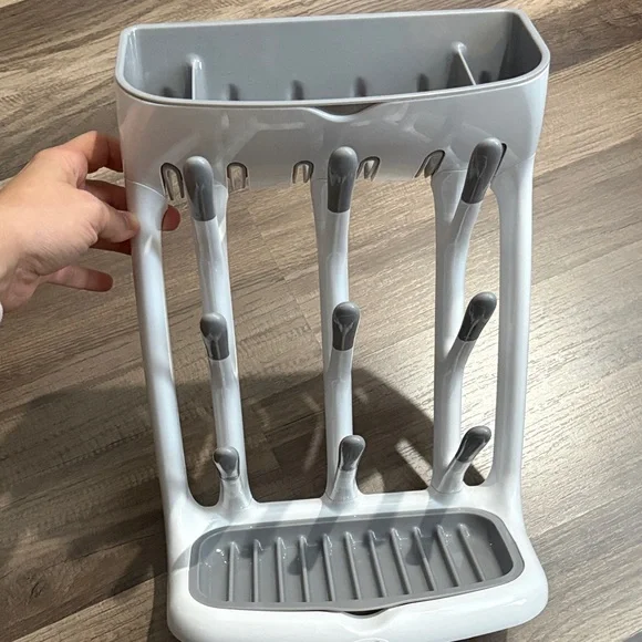 OXO Bottle Drying Rack, 2 Silicone Suction Baby Plates, 1 Travel Baby Bowl/Plate - Picture 4 of 5